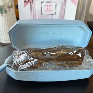 Swarovski Elegant Brown Sunglasses
